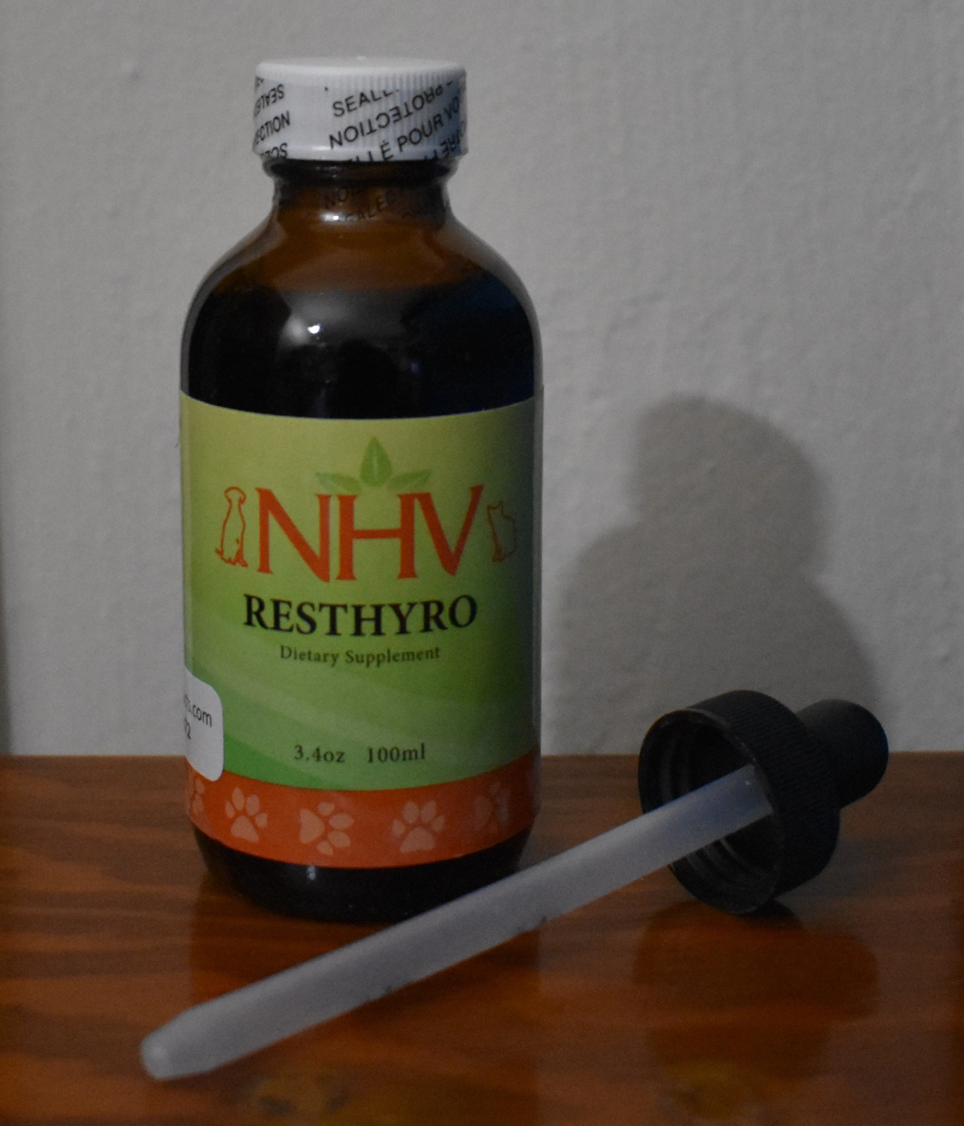 NHV Resthyro Natural Hyperthyroid Support for Cats & Dogs Pets Thyroid Support