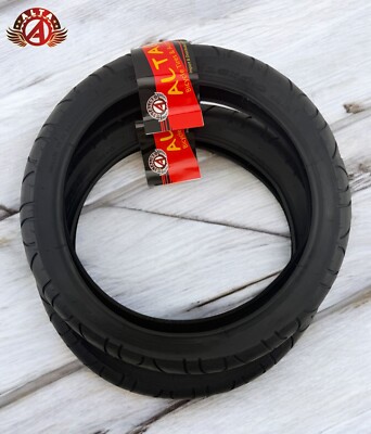 2 ALTA BICYCLE FAT WIRE BEAD TIRE 16'' X 3.00'' BLACK SLICK RIDE SMOOTH W/ TUBES.