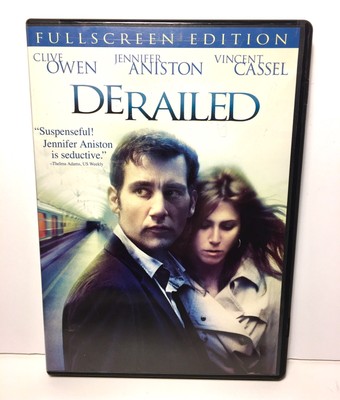 Derailed DVD 2006 R Rated Version Full Frame Clive Owen Jennifer Aniston Sealed