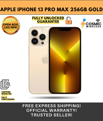 Excellent - Apple iPhone 13 Pro Max 256GB (GSM+CDMA) Fully Unlocked