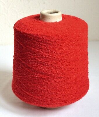 Italian merino wool boucle yarns, 2.1 lb / 950 grams cone