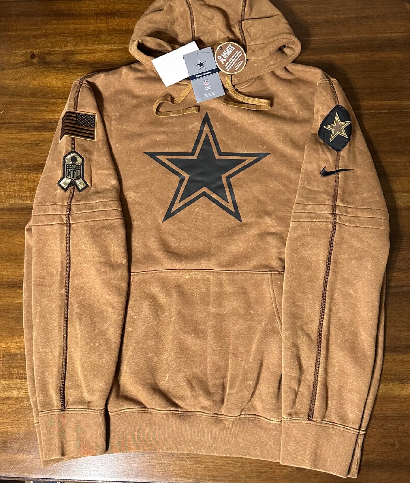 AUTHENTIC Dallas Cowboys 2023 Salute To Service Hoodie SMALL MEDIUM LARGE  Men's | eBay
