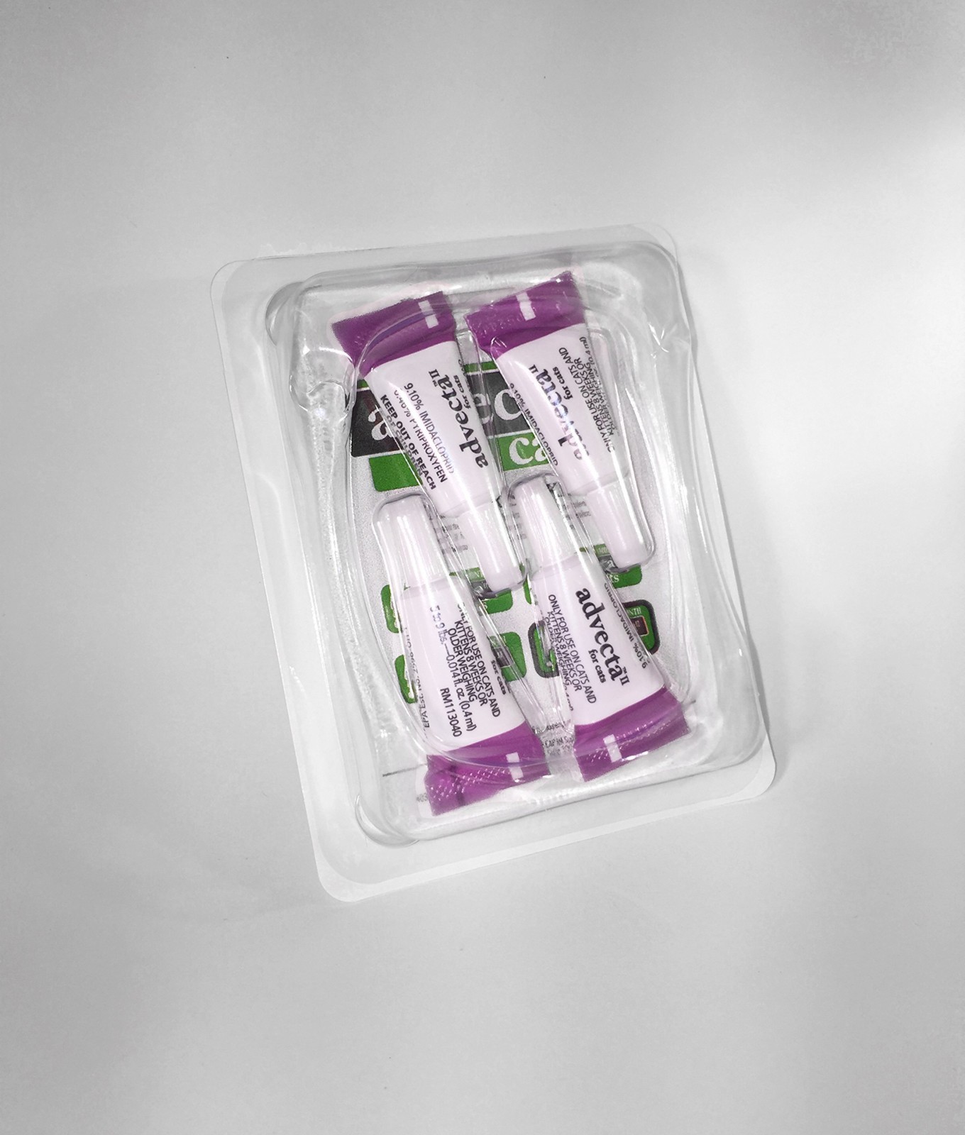 Advecta II Flea Treatment for Cats 5-9 lbs, 4 Month Supply Cat Kitten Kitty Pet