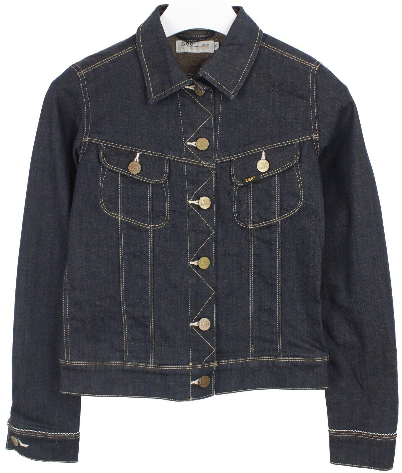 ジャケット・アウター 00s Lee Riders denim jacket M navy Vtg Lee Rider Denim Trucker Jacket Men's M Assembled in