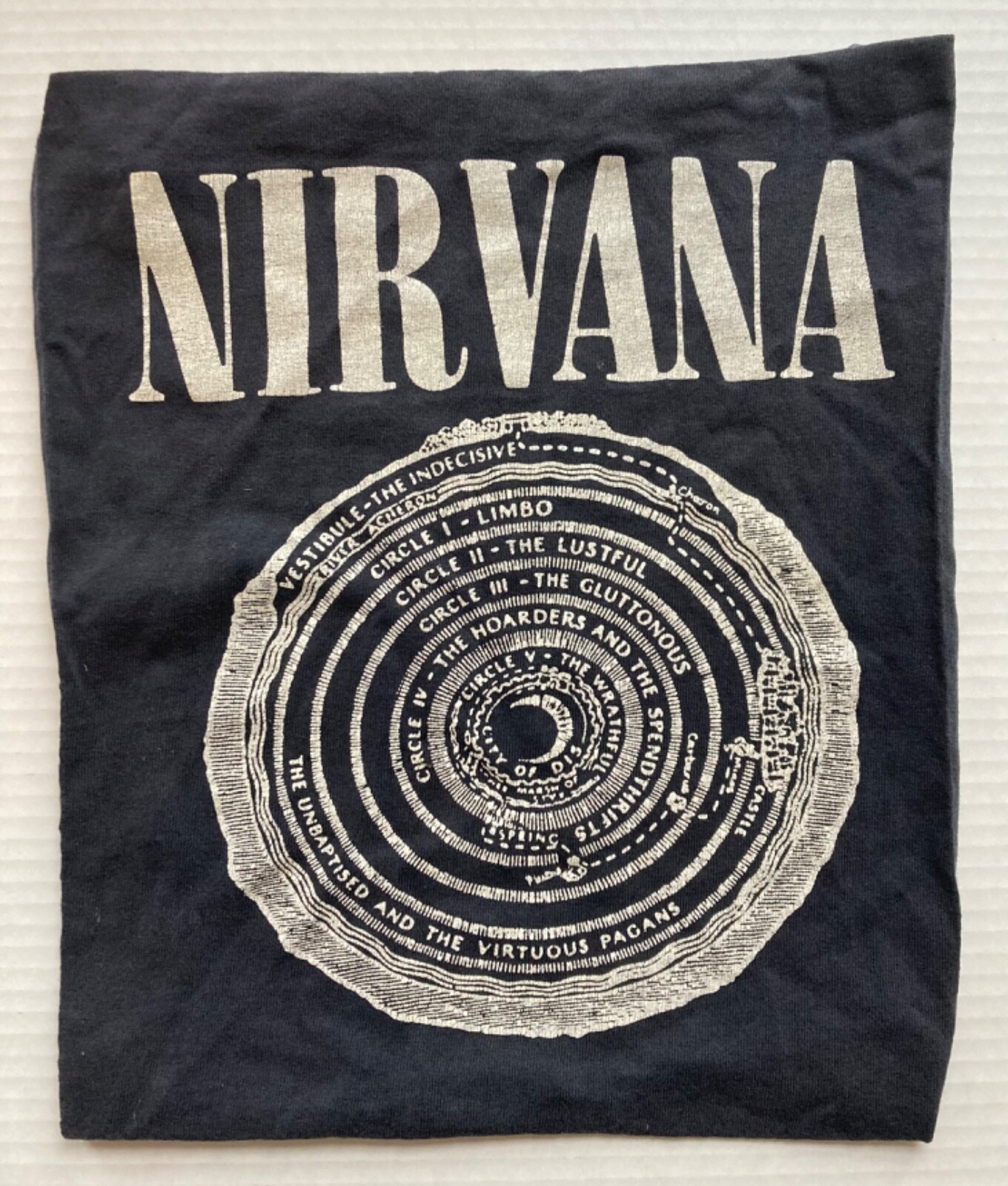 【size L】NIRVANA vestibule M&O ©︎2003 片面 size L】NIRVANA vestibule M&O ©︎2003 片面 - メルカリ
