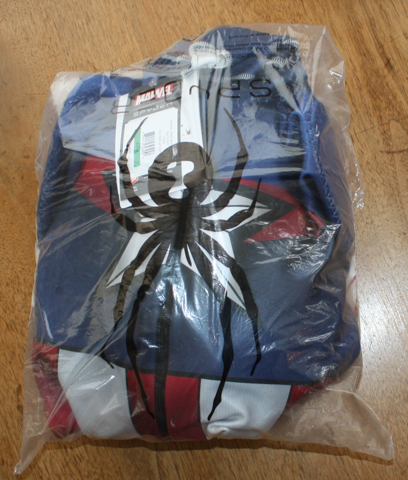 *NEW* Spyder Padded GS Ski Race Suit *Captain America*Men's Large L Adult Speed