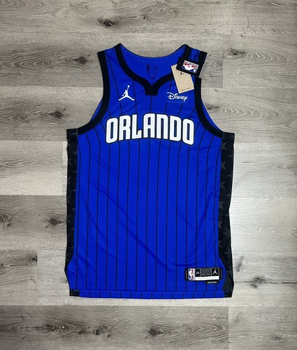 Nike Orlando Magic Statement Jersey Authentic Pinstripe 48 L