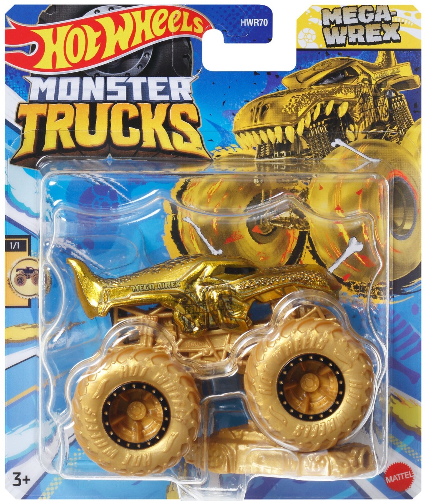 Hot Wheels モンスタートラック ゴールド MEGA WREX - 1/1 Special Edition Gold Golden Monster Trucks Hot
