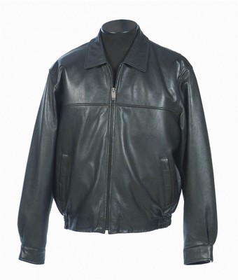 Pre-owned Reed Mens Zealand Lambskin Leather Jacket Style 1070z Black Brand Wtags