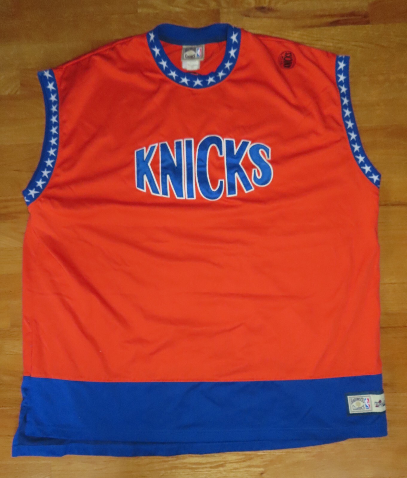 古着人気アイテム Hardwood Majestic Classics Warm-Up (3XL) KNICKS YORK NEW 応援グッズ
