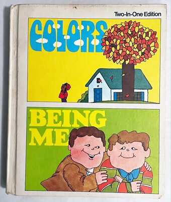 VTG Macmillan Publishing Two-In-One Edition Colors Being Me 1975 EXCELLENT COND