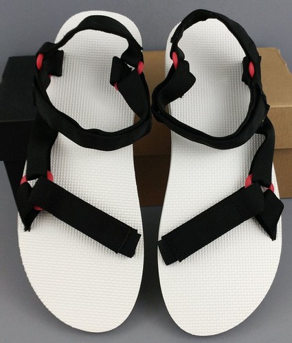 Teva Original Universal Sport Sandals Mens 13  EU 47 Black White Sole New