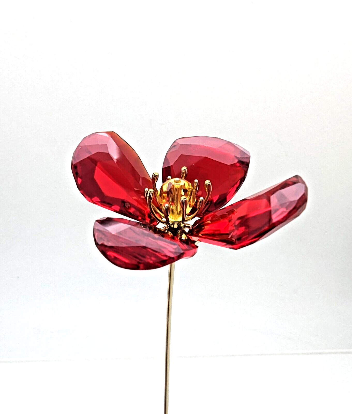 円高還元 SWAROVSKI 置物 - オブジェ ロッキングフラワー(花) 置物