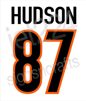 Cincinnati Bengals STICKER DECAL Burrow Mixon Wilson Chase Boyd Higgins Hudson +
