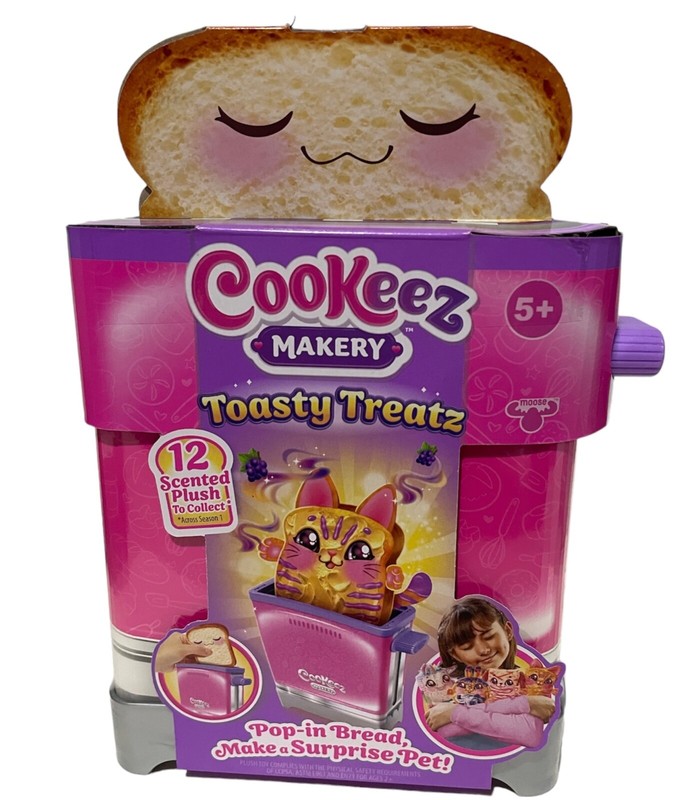 Cookeez Makery **TOASTY TREATZ** Makes Toaster Treat Surprise Pet