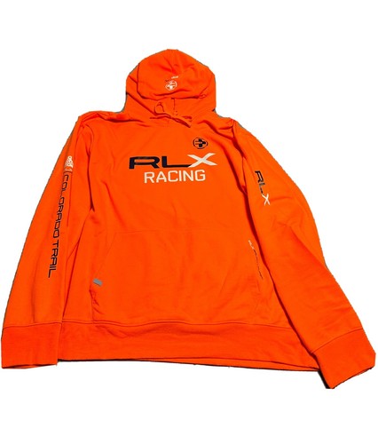 80s★L★Ralph Lauren★ダックプリント スウェット★短丈★オレンジ org.jpg