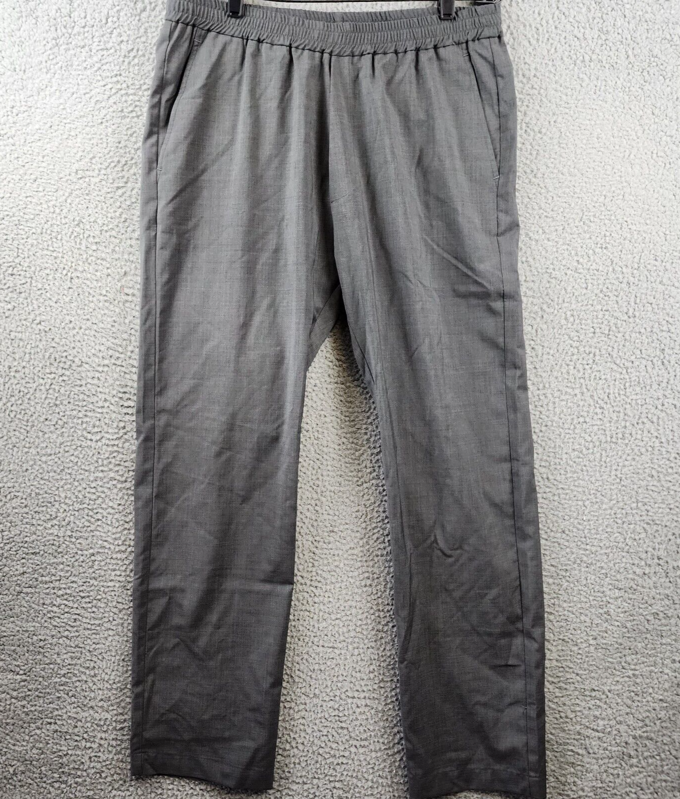 Pre-owned Barena Venezia Pants Men's 52 It/xl Grey Pull On Styling Elastic Waistband In Gray