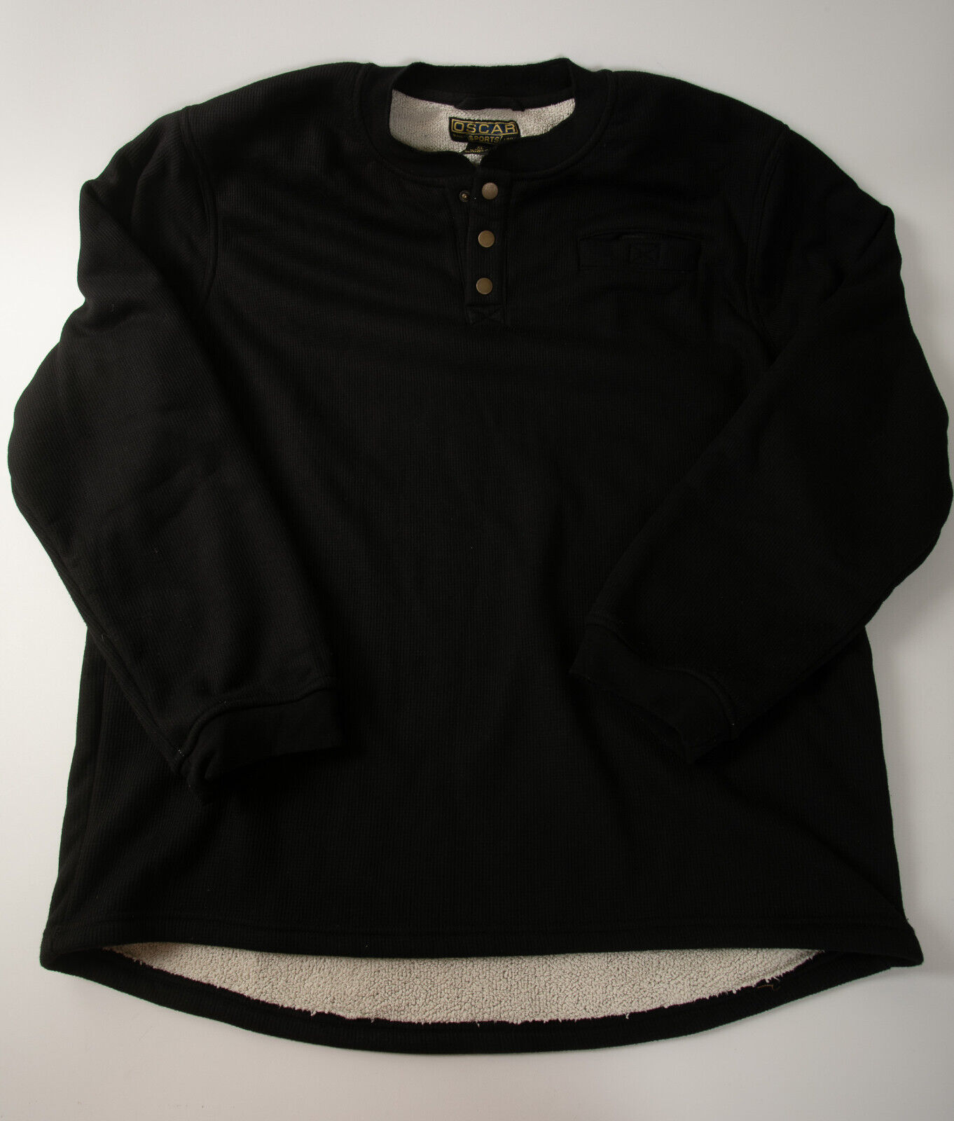 Oscar Sports XL Sherpa Lined Sweater (J2L) Jacquard Knit Oscar Sports XL Sherpa Lined Sweater (J2L) Jacquard Knit