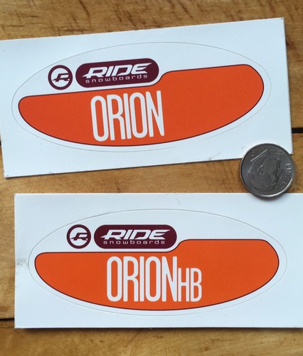 Lot Of 10 Ride Snowboards Stickers Decals