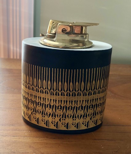 Set Rosenthal  Hans Theo Baumann Ronson Table Lighter Ashtray Cigarette Holder