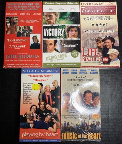 Miramax VHS Demo Tape Lot of 5 (90s) | eBay