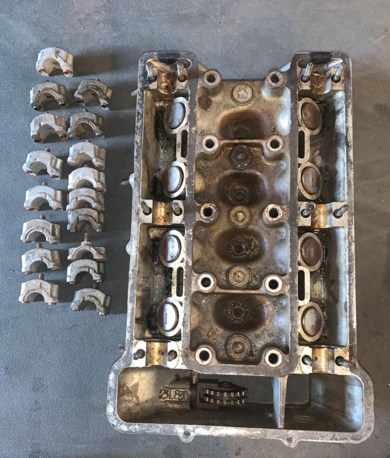 Cylinder Head off 1969 Alfa Romeo 105 1300 GT Junior, Giulia