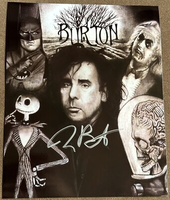 Tim Burton Signed Photo, 8x10 with COA, Beetlejuice, Beetlejuice Beetlejuice 2