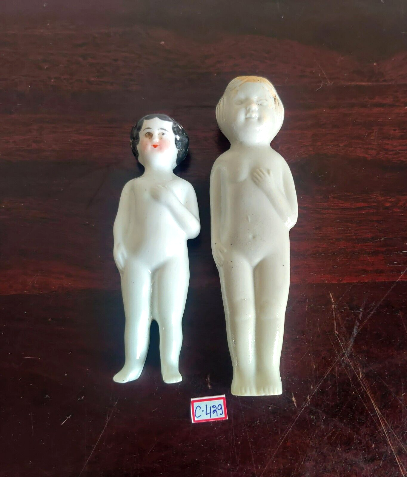 1890s Vintage Frozen Charlotte Dolls Kids Toys Japan