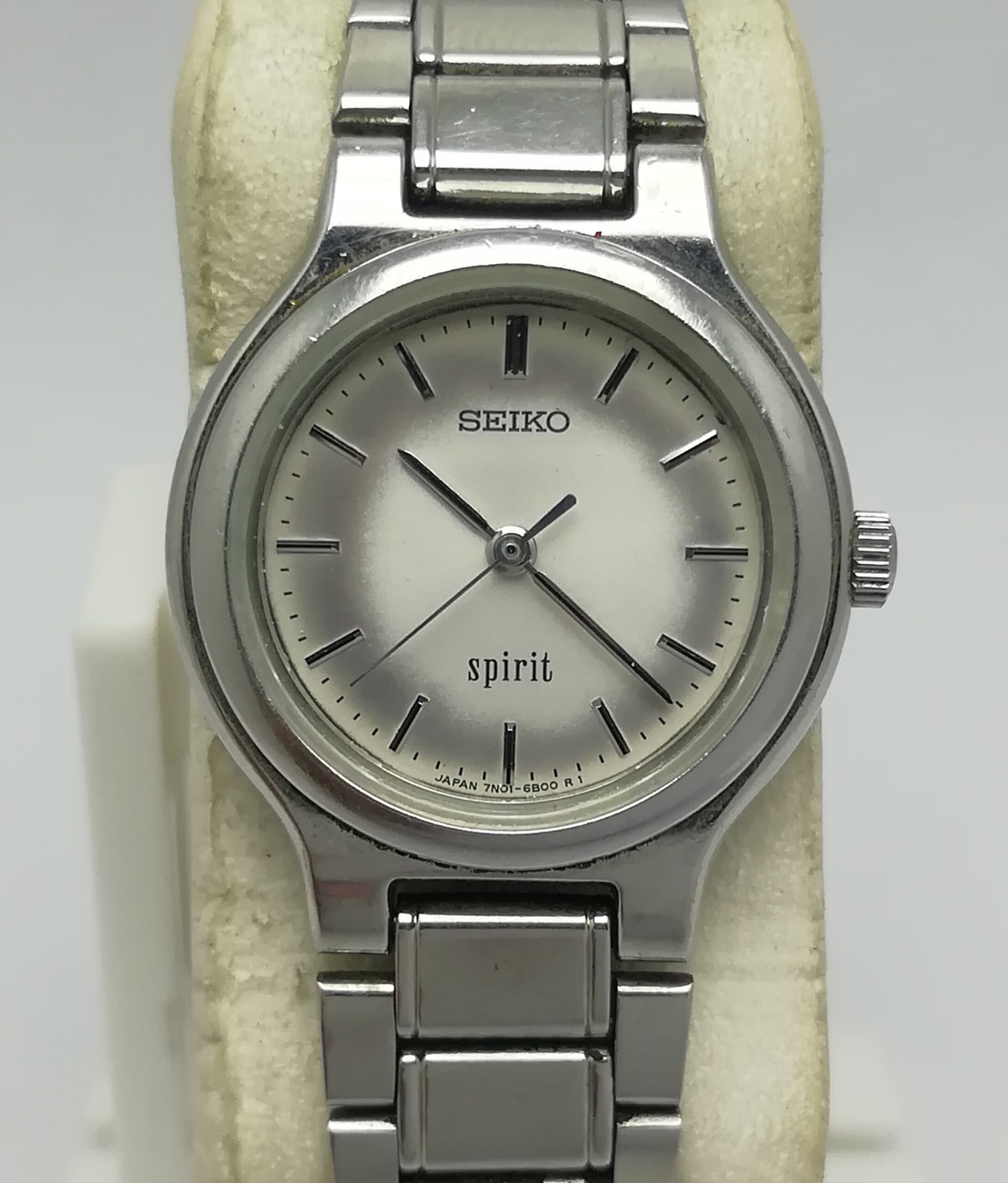 時計 SEIKO SPIRIT PANELIGHT 6L01-0010 TITAN Seiko Spirit Panelight Titanium Men's Silver Dial Quartz