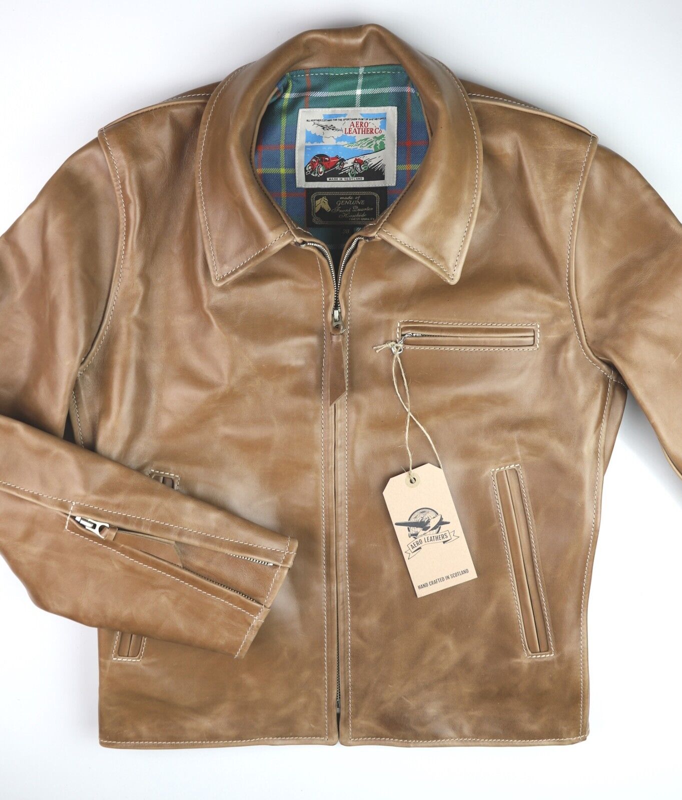 Aero Sheene size 38 Natural Chromexcel Horween Horsehide Aero Sheene size 38 Natural Chromexcel Horween Horsehide