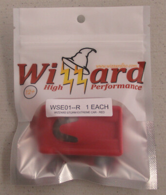 ''NEW'' WIZZARD STORM EXTREME RED HARD BODY HO SLOT CAR