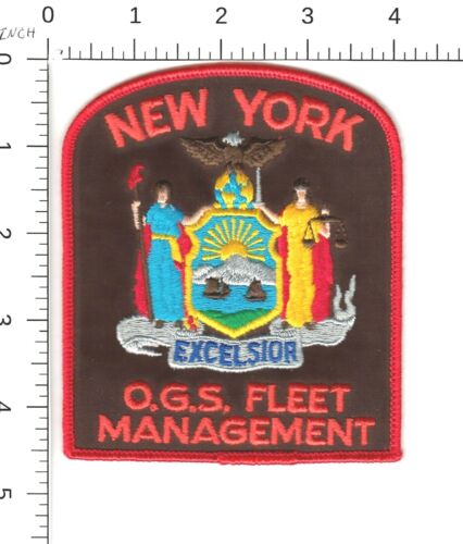 NEW YORK O.G.S. FLEET MANAGEMENT OFFICE OF GENERAL SERVICES POLICE PATCH