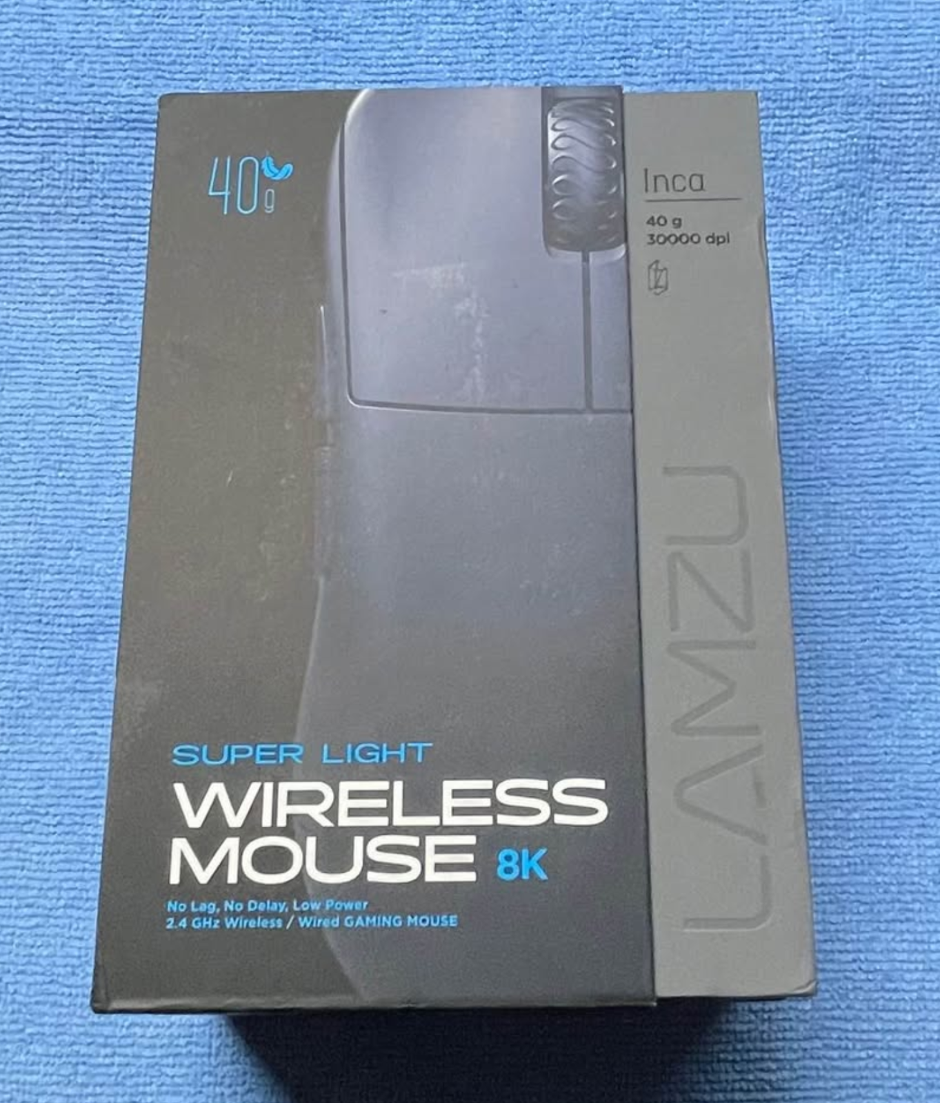 Lamzu Inca Gaming Mouse, 8K Polling Rate, BLACK, New Open