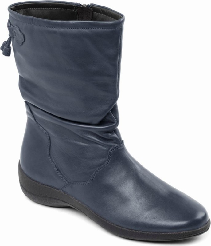 navy calf boots