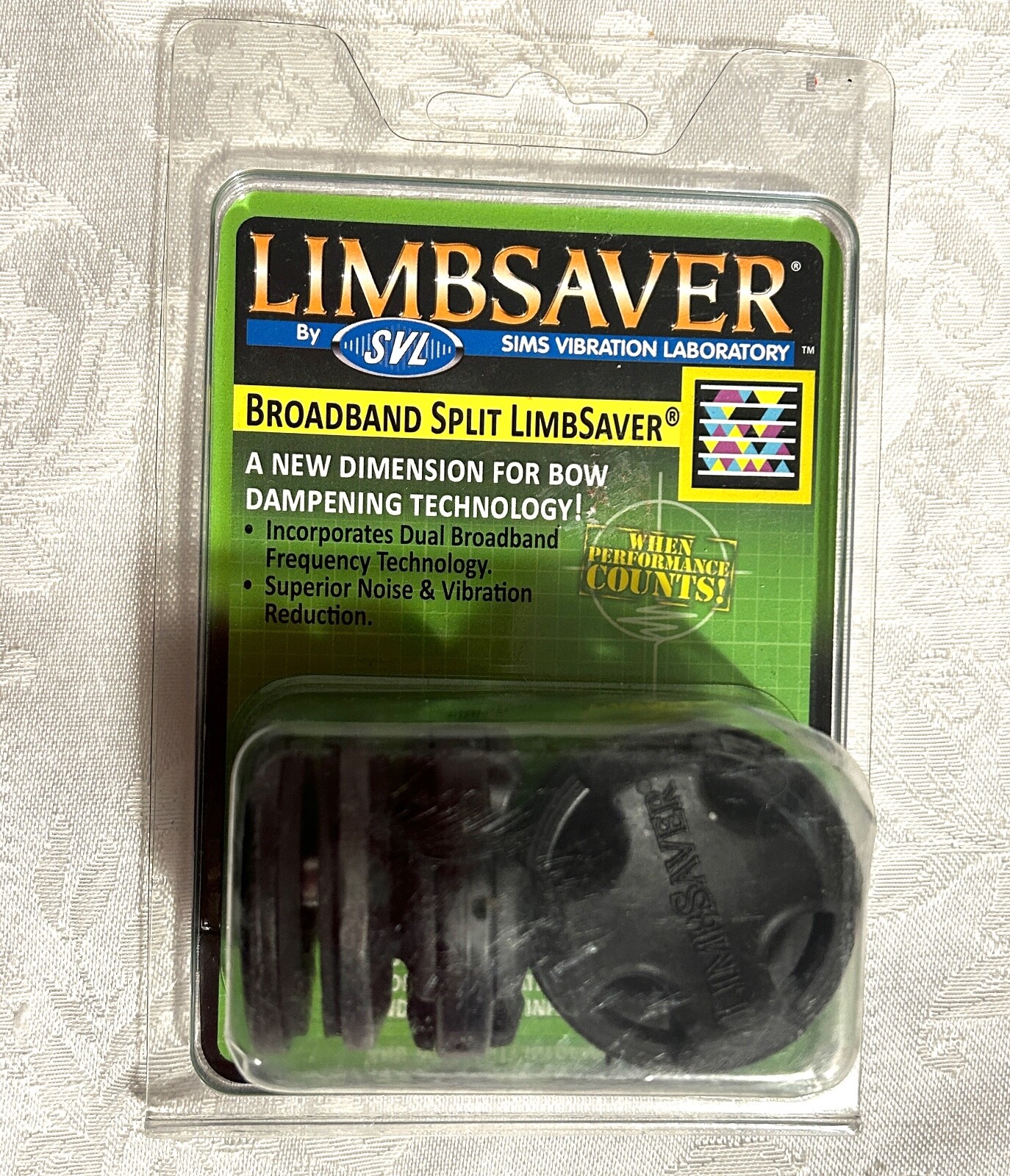 Archery Limbsaver Broadband Split Limb Dampener 2-Pack (Blac