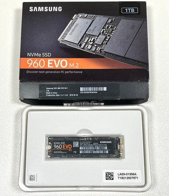 Samsung 960 EVO NVMe M.2 PCIe 3.0 x4 1TB SSD Solid State Drive 2280 Open Box NEW