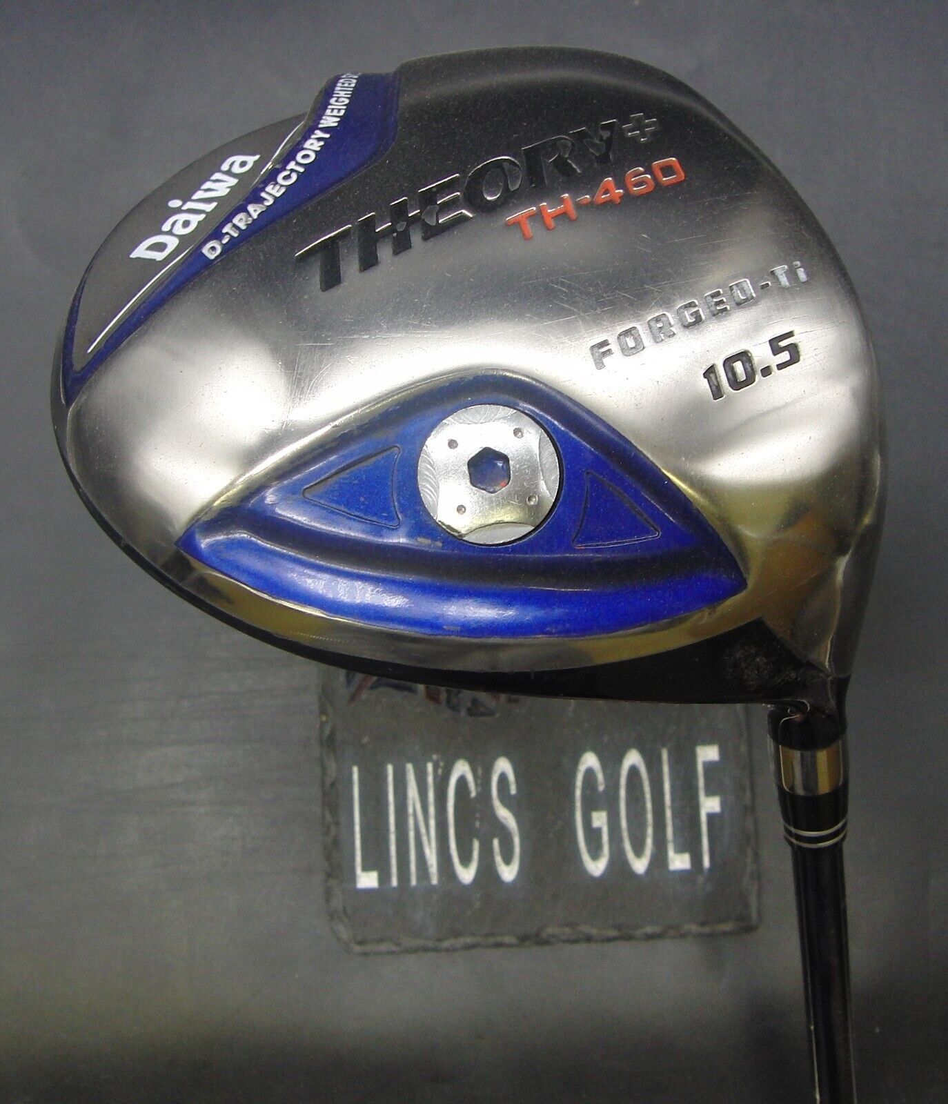 Daiwa Theory+ TH-460 Forged-Ti 10.5° Driver Regular Graphite Shaft Daiwa Grip Daiwa Theory+ TH-460 Forged-Ti 10.5° Driver Regular Graphite Shaft Daiwa Grip