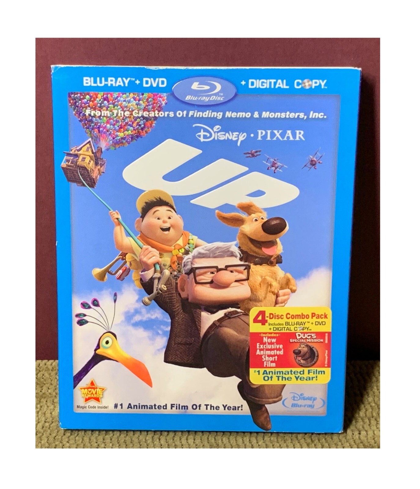 Disney - hide出品　Blu-ray純正ケース付き　4点セット　画像2枚目参照 DISNEY'S PIZAR MOVIE BLU-RAY + DIGITAL COPY 4 DISC COMBO