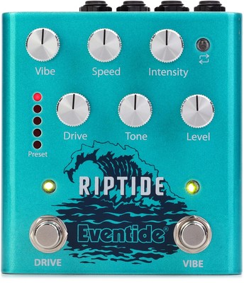 Eventide Riptide Stereo Drive and Uni-Vibe Effects Pedal