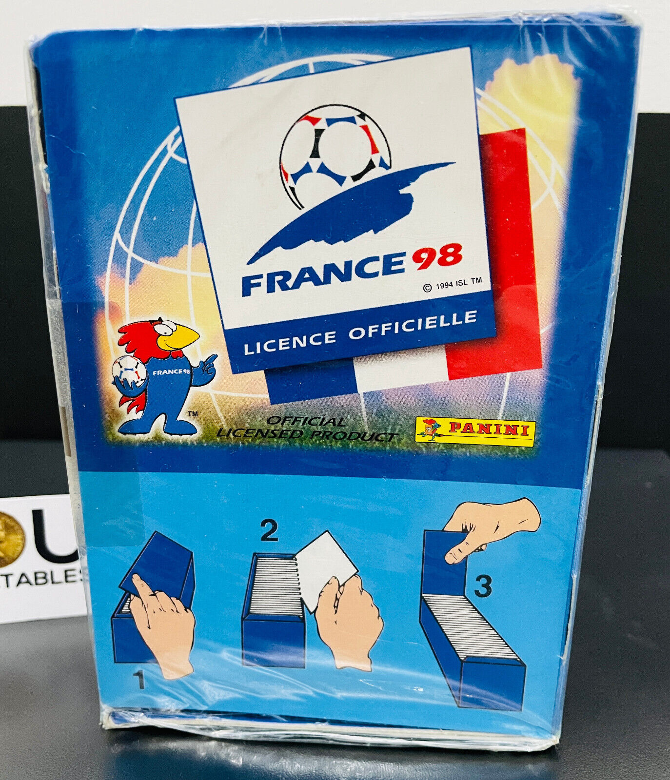 PANINI WORLD CUP 1998 FRANCE Sticker box Factory Sealed PANINI WORLD CUP 1998 FRANCE Sticker box Factory Sealed