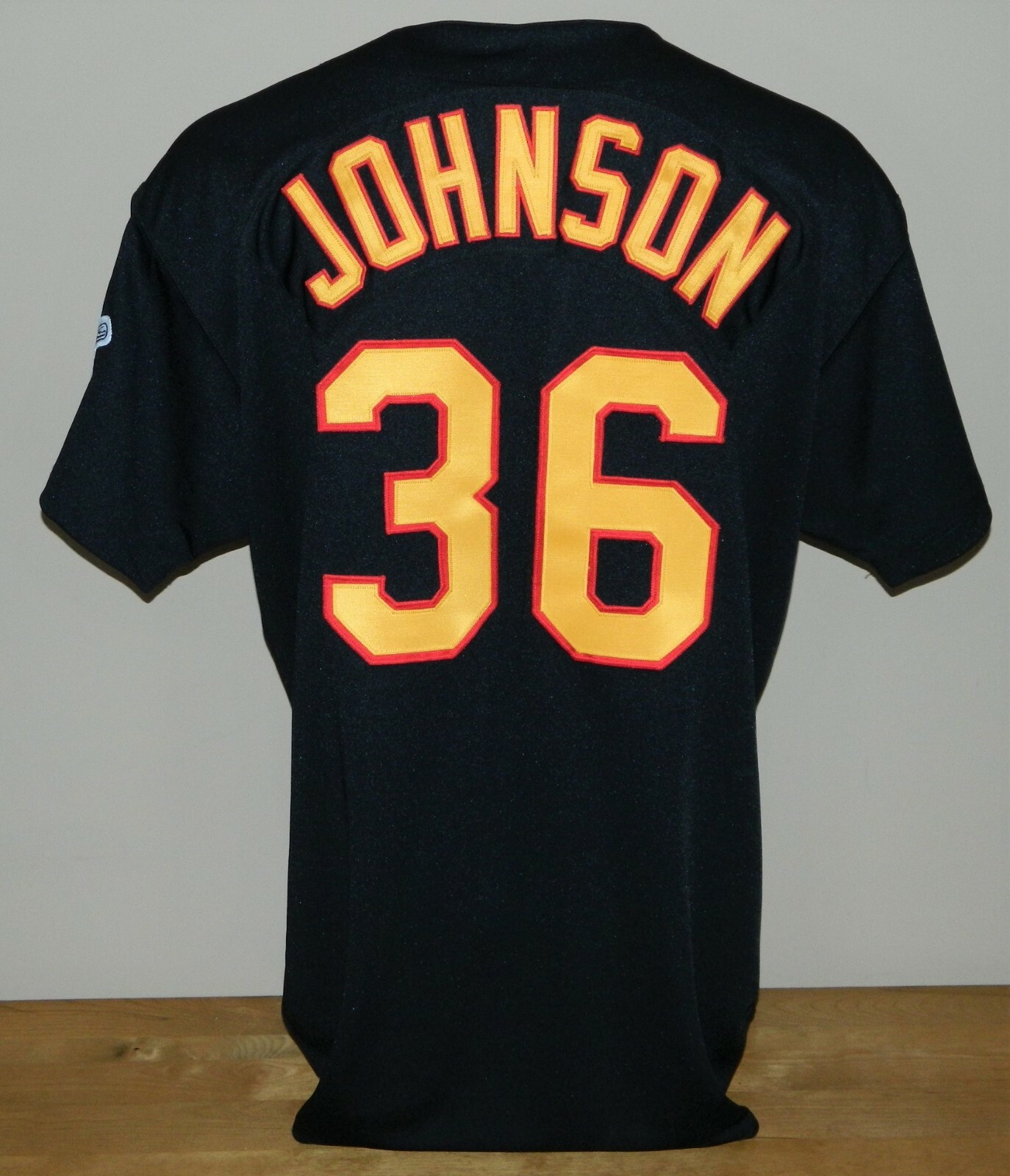 1997 Mark Johnson Game Worn Pittsburgh Pirates ALT Jersey #36 - Rawlings