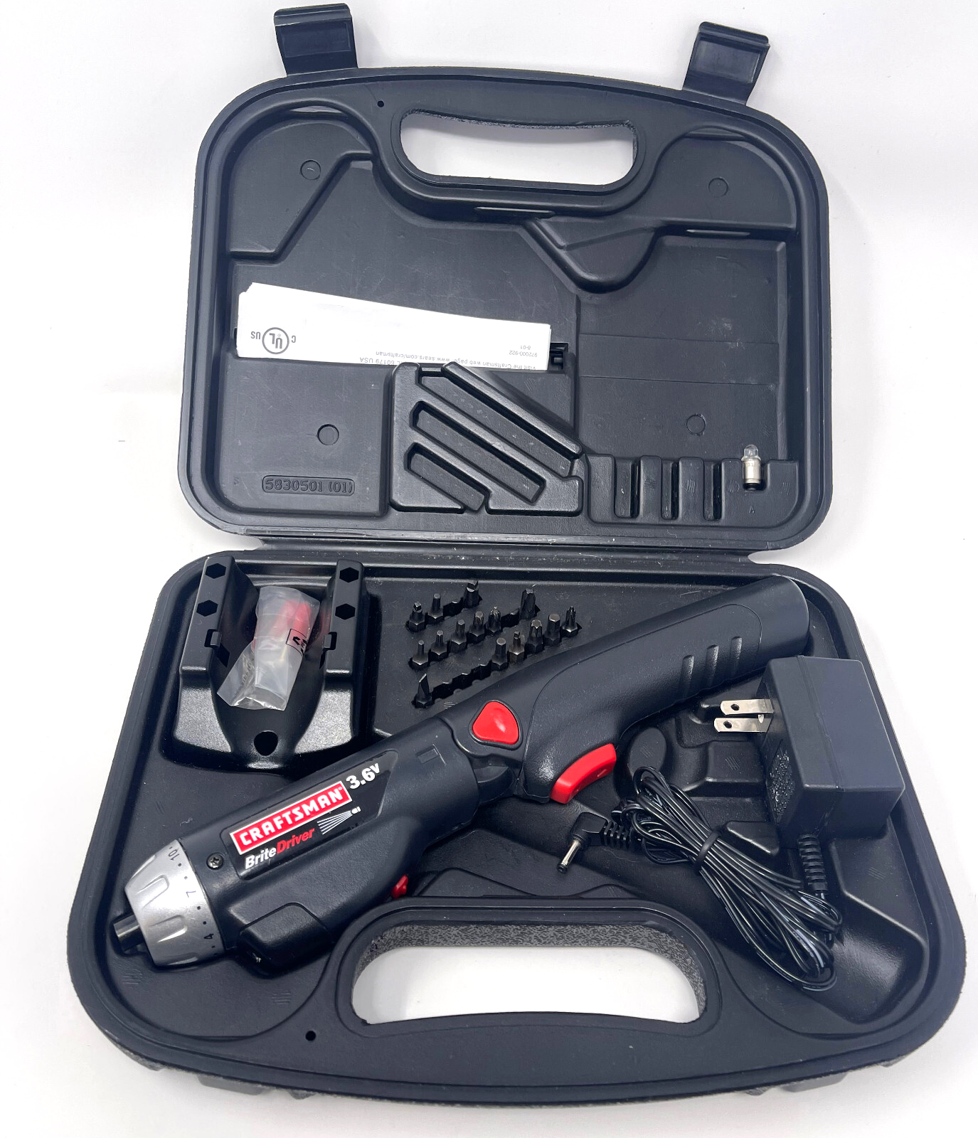 クラフツマン Craftsman 3.6 Volt Screwdriver Craftsman 3.6 Volt Cordless Screwdriver, Britedriver | eBay