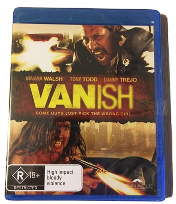 VANISH Blu-ray 2015 | Some Guys Just pick the Wrong Girl | Brand New Sealed