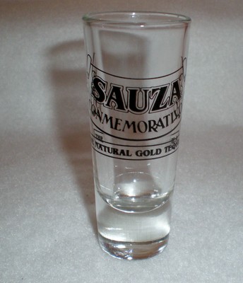 shooter杯,shooter sauza shooter shot glass"conmemorativo the natural gold