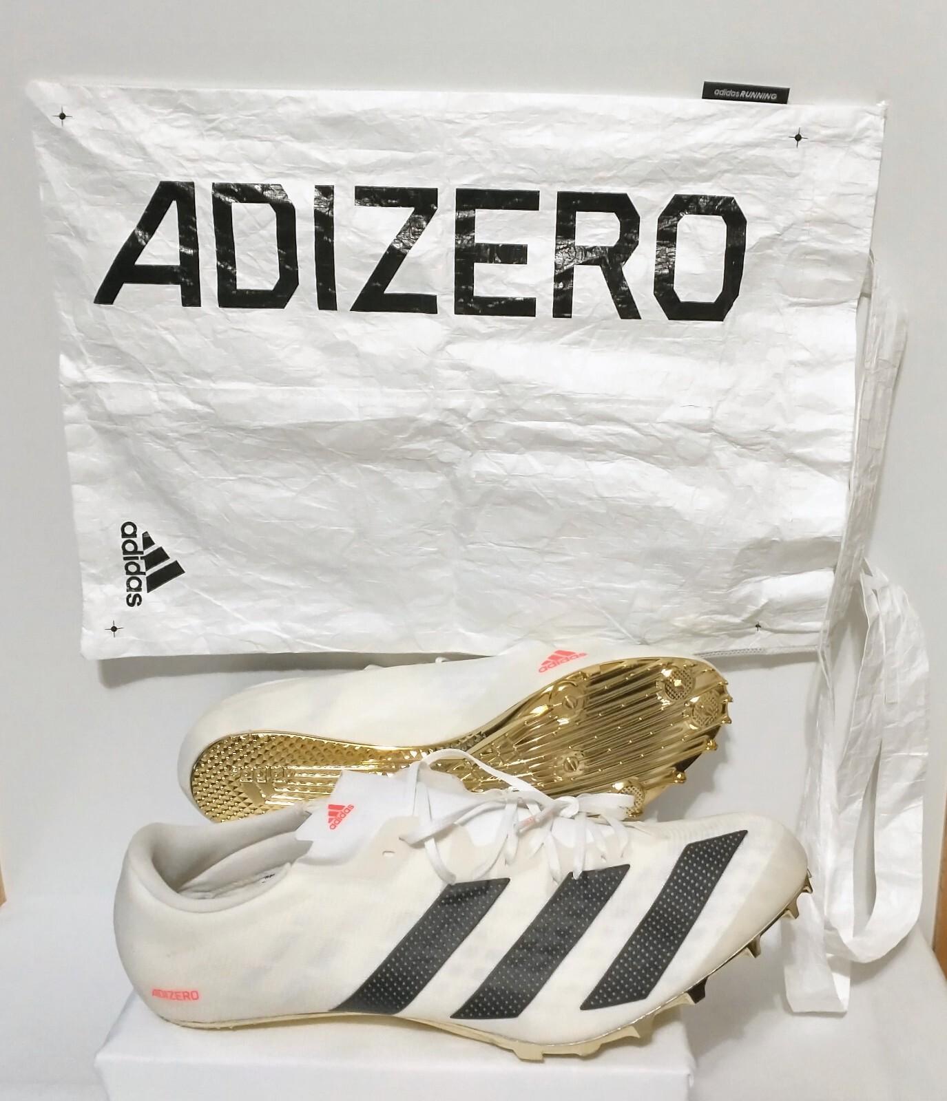 NEW Adidas Adizero Prime Sprint Tokyo Spikes W/ Carrying Bag NEW Adidas Adizero Prime Sprint Tokyo Spikes W/ Carrying Bag