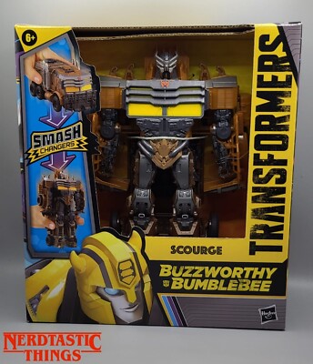   Hasbro Transformers Smash Changers Scourge Actionfigur Buzzworthy NEU OVP  