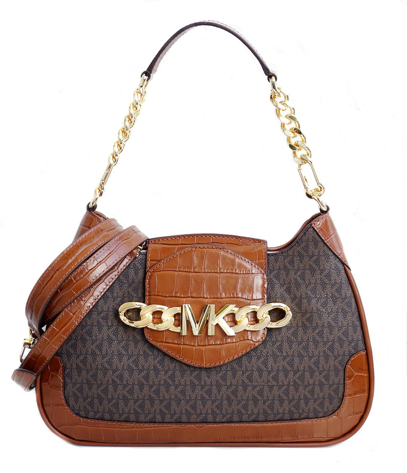 Michael Kors Женская сумка через плечо Hally Md Conv Shldr Bag Chestnut New