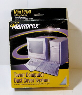Vintage 1996 Memorex Mini Tower Computer Dust Cover System NIB