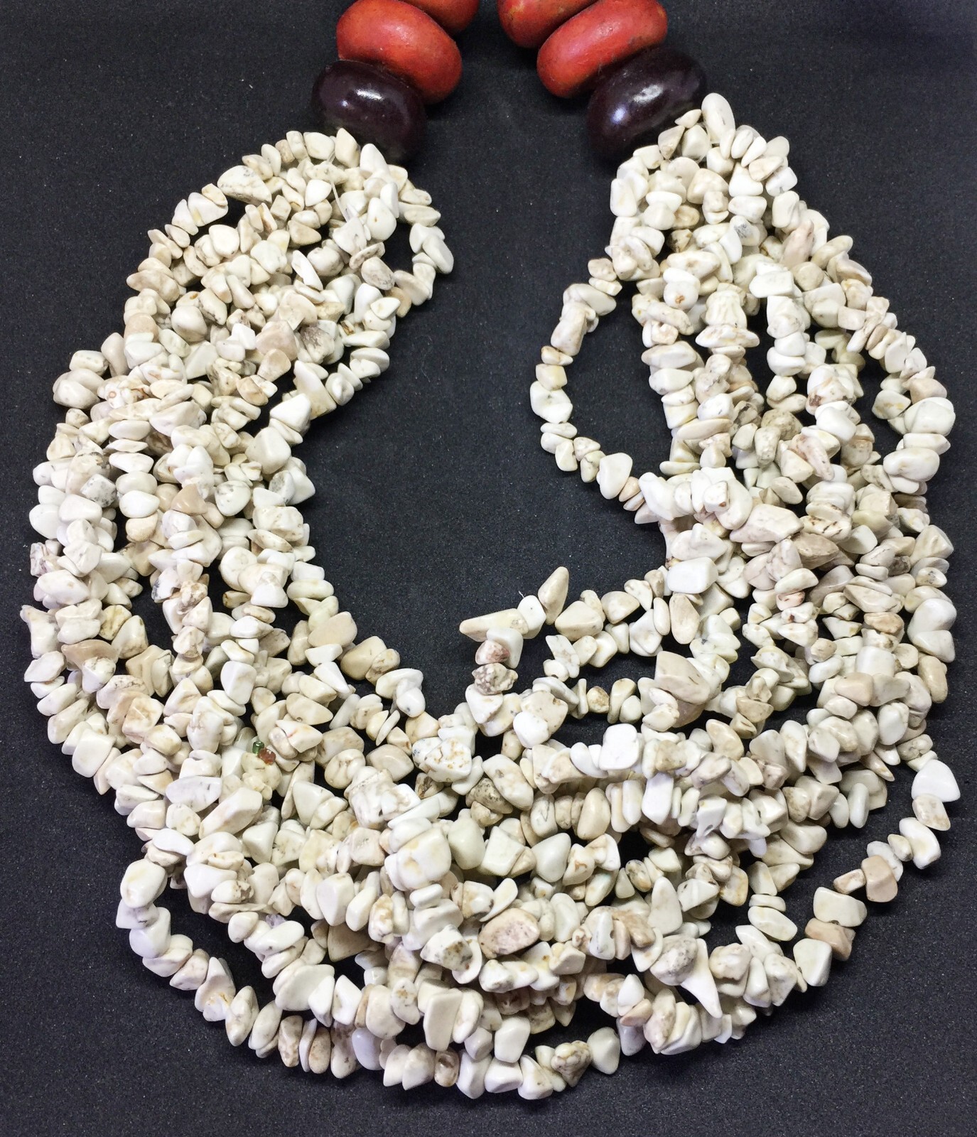 Authentic Handcrafted Berber Stone Necklace Jewelry Ethnic of Amazigh Treasure