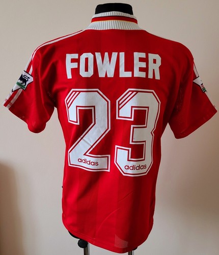 Liverpool adidas 背番号23 ファウラー Liverpool 1995 - 1996 Home football Adidas shirt #23 Fowler